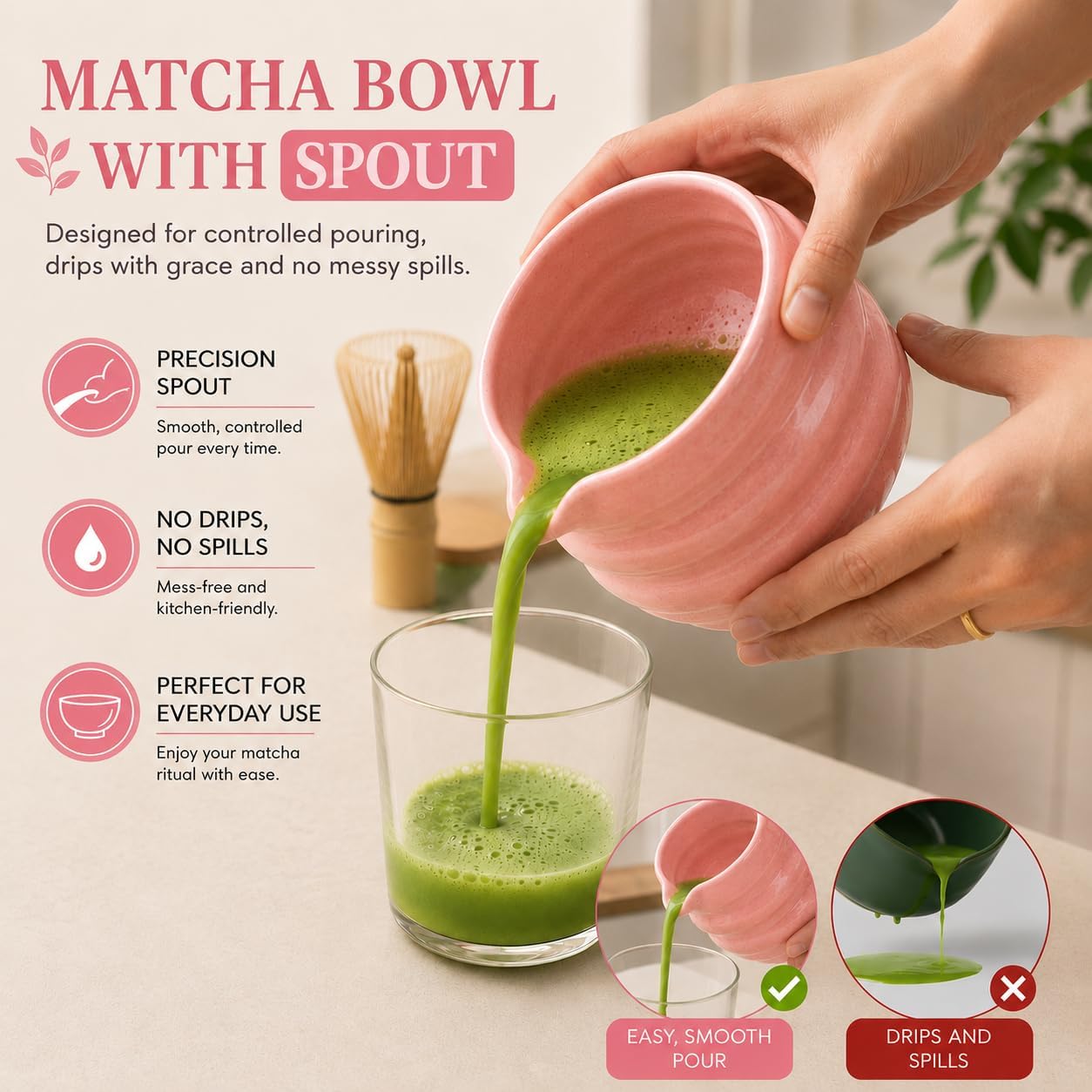 BARISTA EMPEROR® MATCHA WHISK SET PREMIUM 11pcs - Professional Matcha Kit Set with Matcha Bowl, Matcha Whisk, Milk Frother, Spoon, Sifter, Scoop, Stand, Cup, Tea Mat, Cloth - Matcha Bowl Set