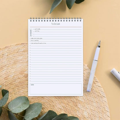 to Do List Notepad 3pcs/Set - Daily Planner Notepad Undated 60 Sheets Tear Off, 5.5" x 8.3" Planning Pad Checklist Productivity Note Pad for Work and Personal Organized