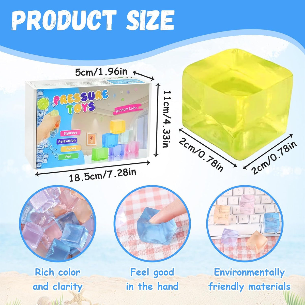 24 Pcs Fidget Stress Balls Bulk, Squeeze, Mini Stress Balls to Adult Birthday Easter Day Gifts Fathers Day