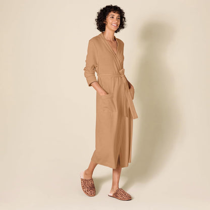 Amazon Essentials Women's Lightweight Waffle Full-Length Bath Robe (Available in Plus Size)