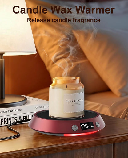 Kepwam Mug Warmer for Desk, Coffee Warmer with 3 Temp Settings & 2-9H Timer