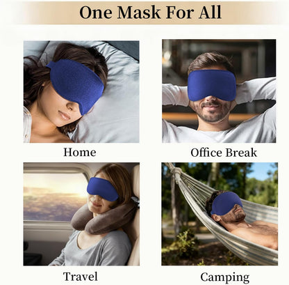 Sleep Mask for Side Sleeper Women Men,Blackout Eye Masks for Sleep,3D Contoured Sleeping Mask,Breathable Adjustable Eye Cover Blindfold with lash Extensions for Trave,Nap,Night Work,Black