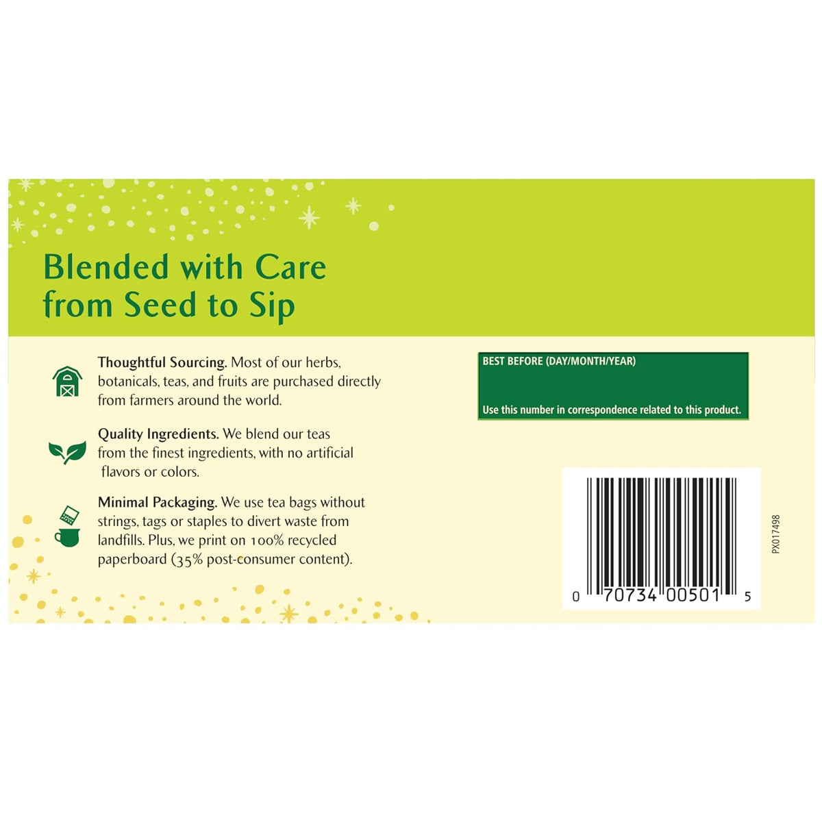 Celestial Seasonings Authentic Green Tea 40 Count