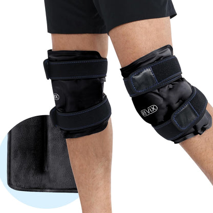 REVIX Ice Pack for Knee Pain Relief, Reusable Gel Ice Wrap for Leg Injuries, Swelling, Knee Replacement Surgery, Cold Compress Therapy for Arthritis, Meniscus Tear and ACL Blue