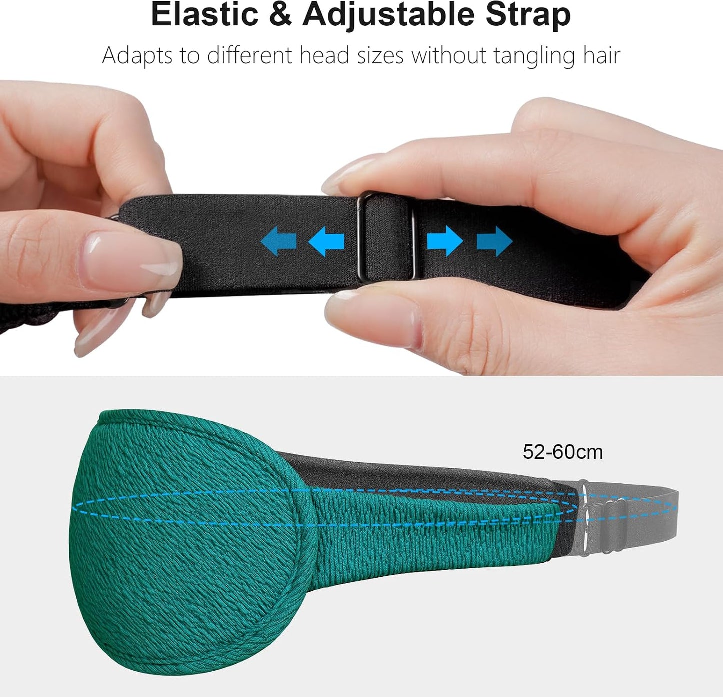 Gritin 100% Blackout Sleep Eye Mask for Women Men, Zero Pressure Sleeping Mask - Ergonomic Design 3D Cutout Eye Movement and Eyelash Friendly Night Blindfold, Ultra Soft Comfortable for Sleeping