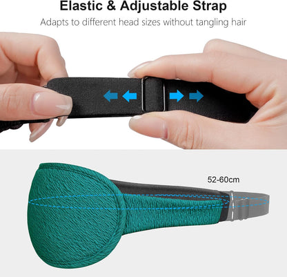 Gritin 100% Blackout Sleep Eye Mask for Women Men, Zero Pressure Sleeping Mask - Ergonomic Design 3D Cutout Eye Movement and Eyelash Friendly Night Blindfold, Ultra Soft Comfortable for Sleeping