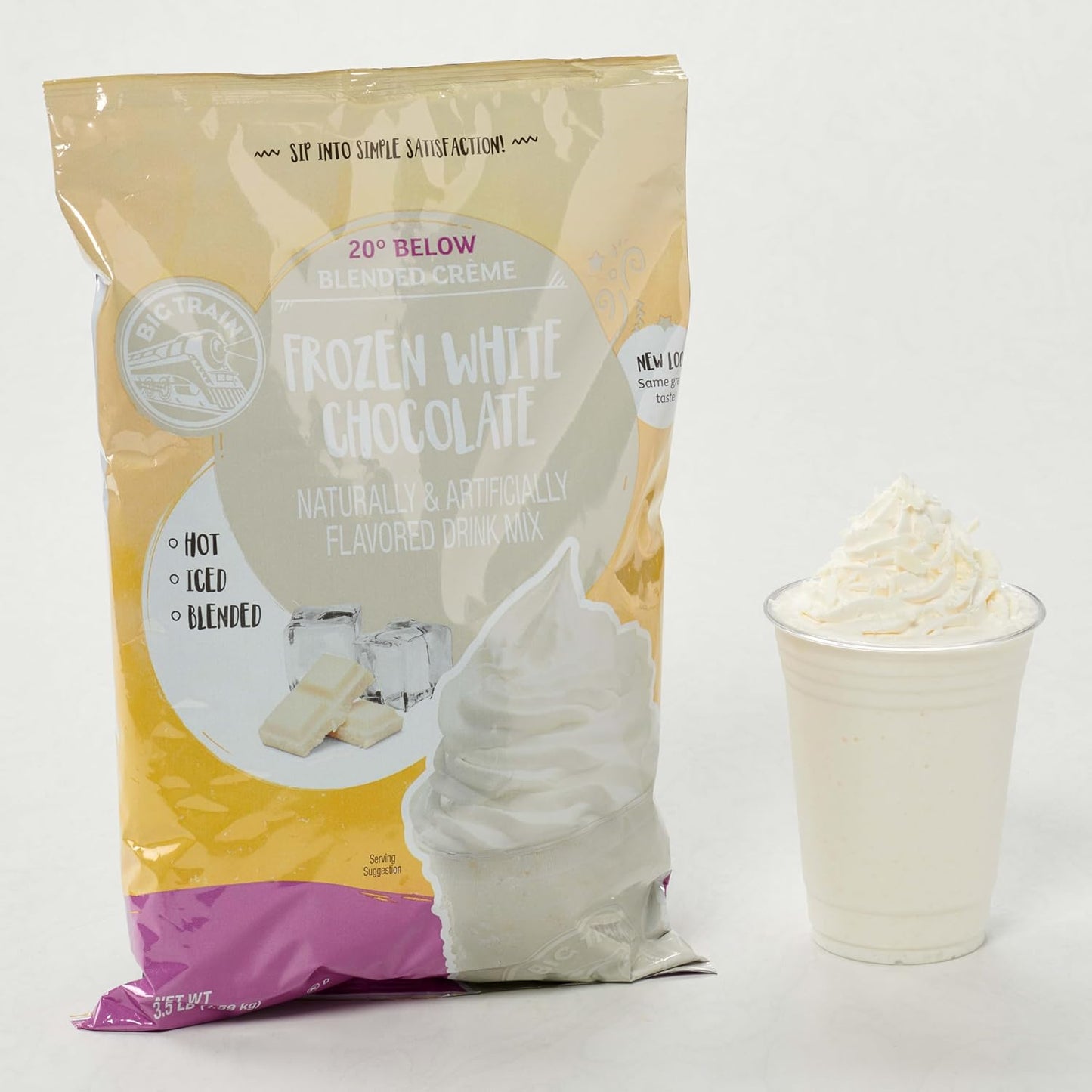 Big Train Spiced Chai Tea Latte Beverage Mix, 1.9 lb (Pack of 1) - Colors B