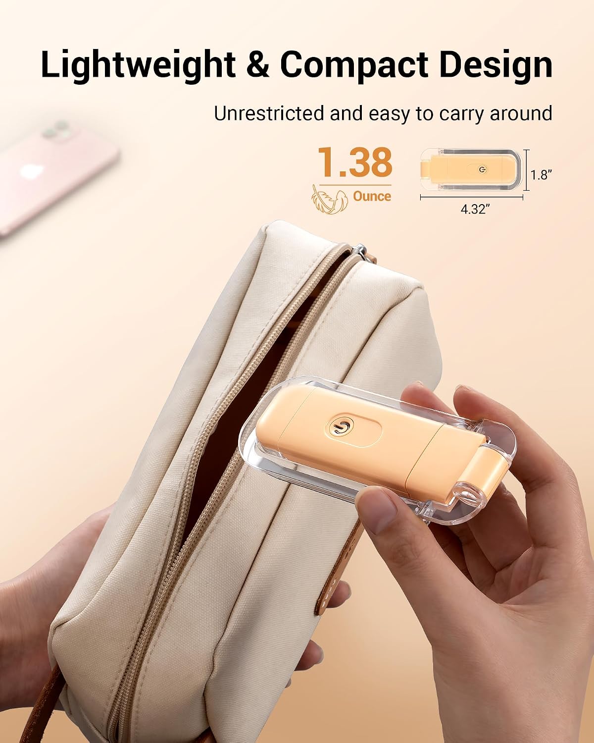 DEWENWILS USB Rechargeable Book Light for Reading in Bed, LED Book Reading Lights with Clip, Perfect for Bookworms, Kids, Warm White, Brightness Adjustable (Blue)
