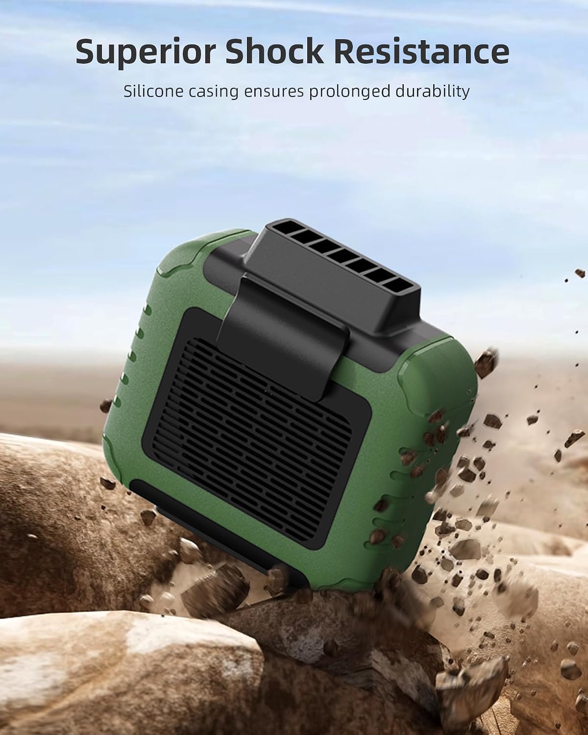 Portable Waist Under Shirt Fan, 23H Working Time, 6200 RPM Strong Airflow