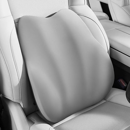 BEBAS Lumbar Support Pillow for Car, Memory Foam Back Cushion for Driving, Ergonomic Lumbar Pillow for Pain Relief, Comfort Lower Back Support for Office Chairs, Car Seat, Wheelchair -Black