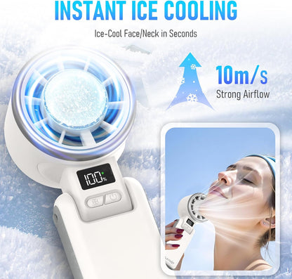 PlayHot Portable Handheld Cooling Fan, Travel Essentials, Gifts for Women