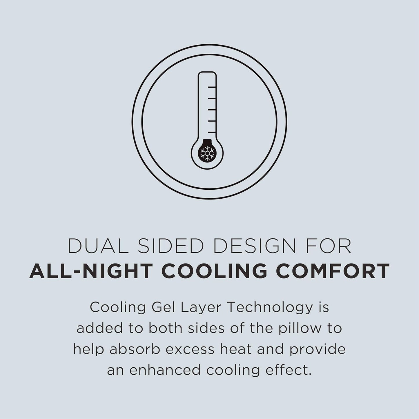 Tempur-Pedic TEMPUR-Cloud Dual Cooling Pillow, Queen, White