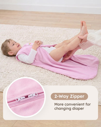 Yoofoss Baby Sleep Sack Baby Wearable Blanket 100% Cotton 2-Way Zipper Toddler Sleeping Sack