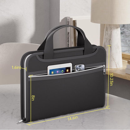 Tamfile Fireproof Accordion File Organizer, Expanding File Folder