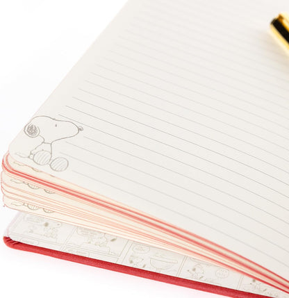 Graphique Peanuts Scallop List Pad, Cute Memo Notepad for To Do Lists and Daily Notes, 80 Perforated Sheets, Luxe Sketch Paper, Slim Desk Pad for Office, Home, School, Daily Planning
