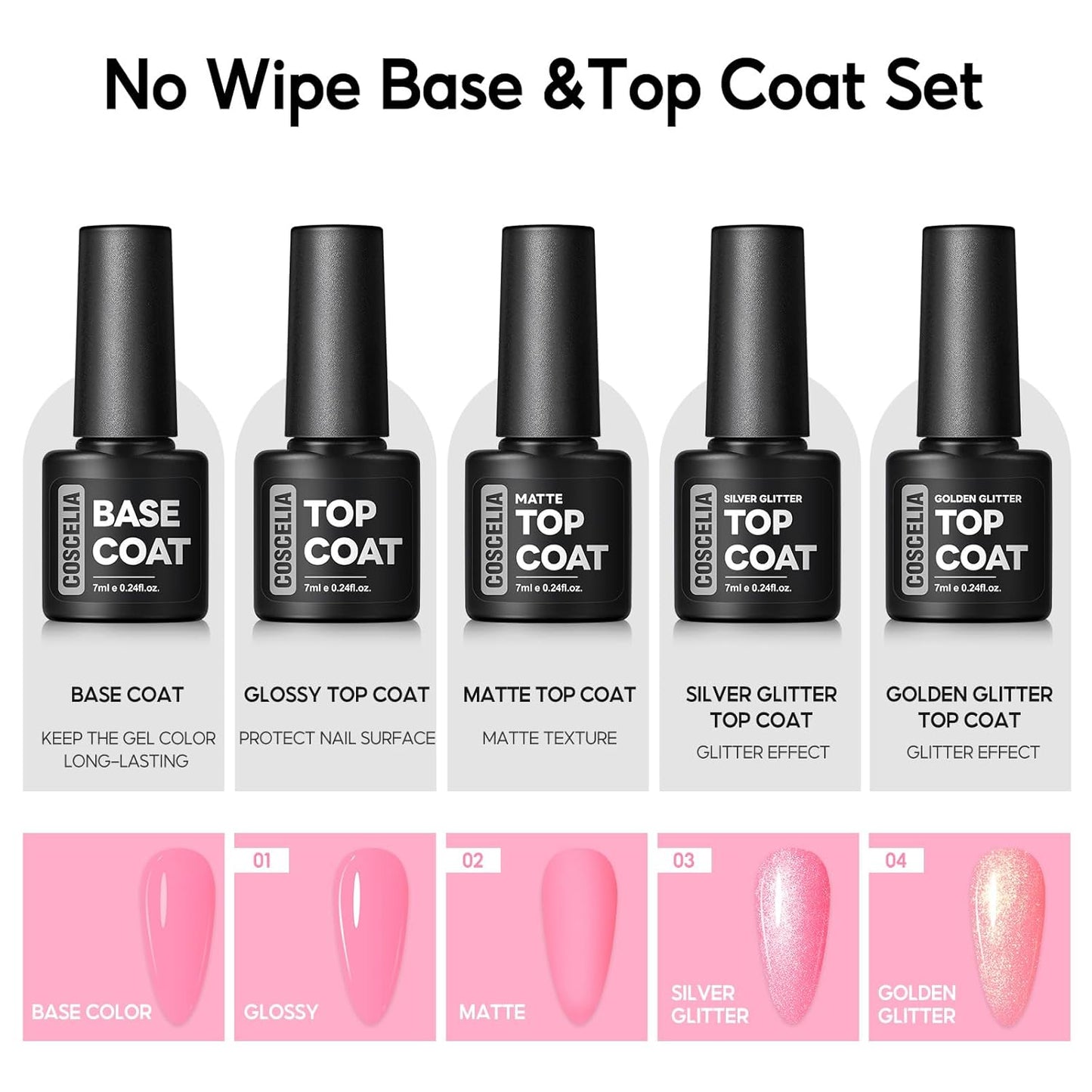 COSCELIA 53pcs Gel Nail Polish Kit with U V light and Drill Starter Kit 35 Colors Gel Nail Polish with 5pcs Top Base Coat Nail Art Professional Gel Manicure Kits Gifts for Women Teens Girls