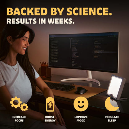 Circadian Optics Lumine 10,000 Lux Light Therapy Lamp | Seen On Shark Tank