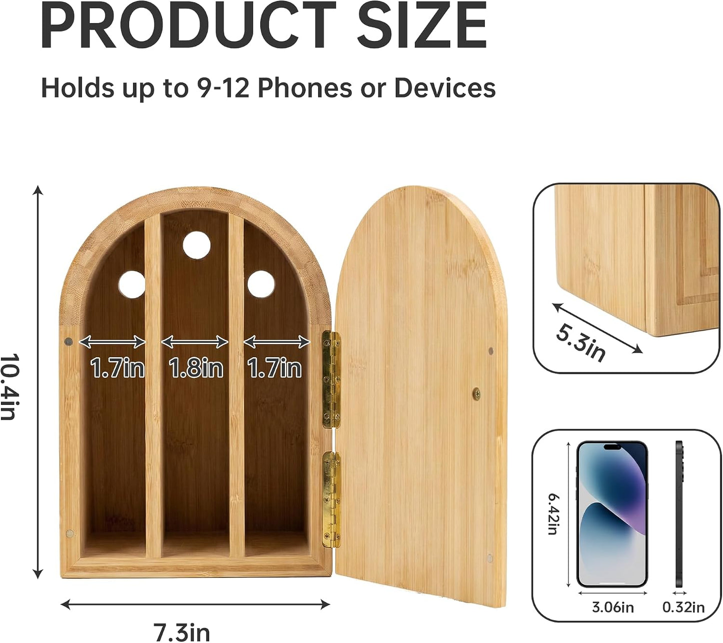 Phone Lock Box, Phone Jail, Cell Phone Locker, Phone Box for Family Time