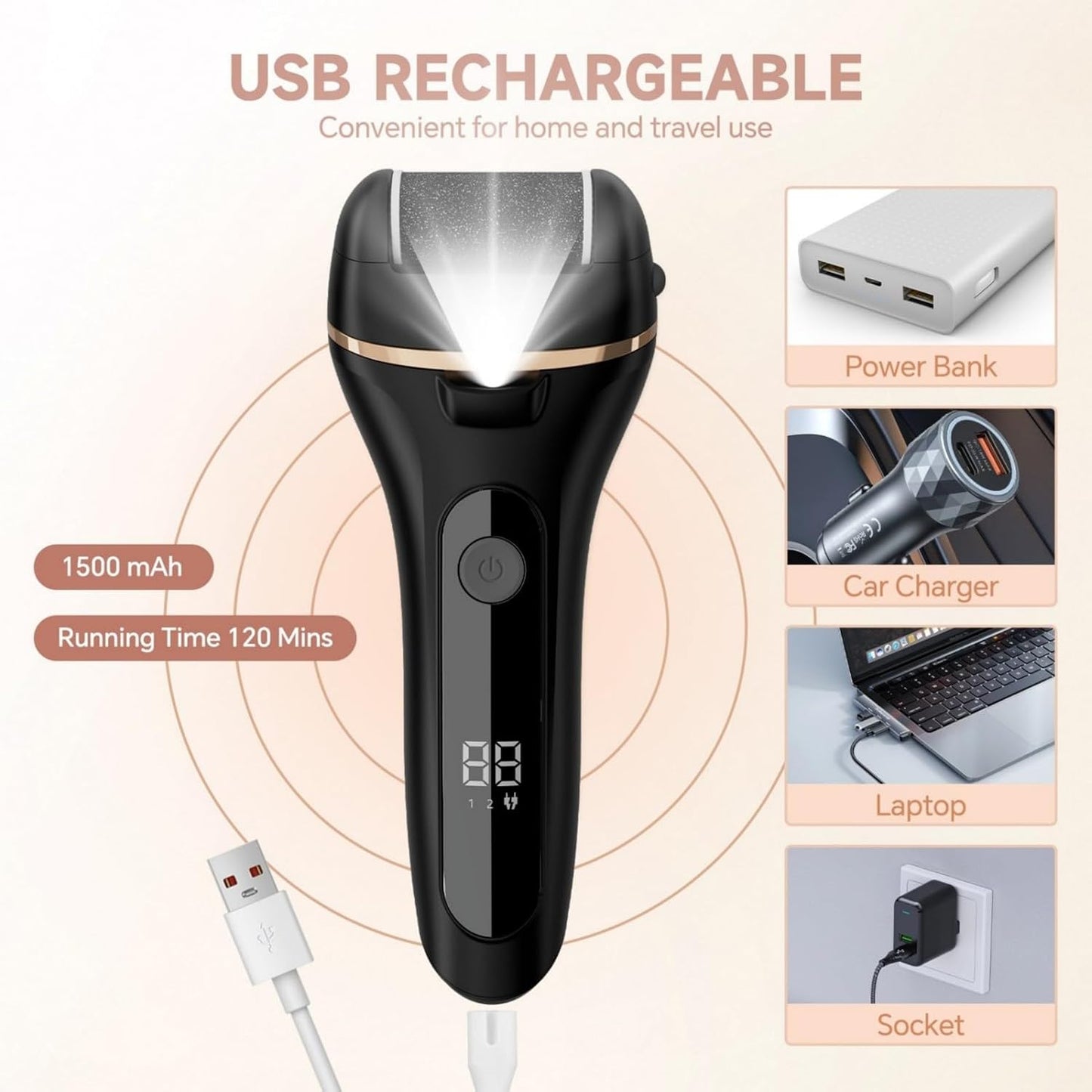 Electric Foot Callus Remover, Foot File Pedicure Tools