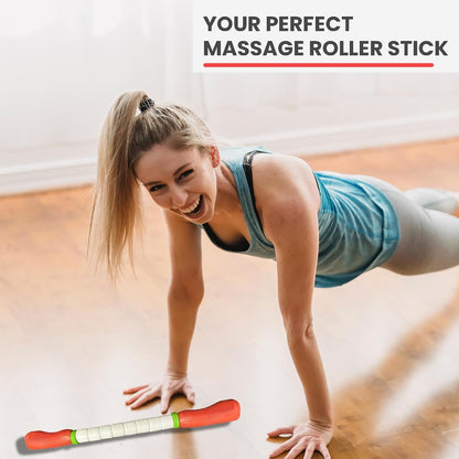 Muscle Roller Stick Ctwctr Massage Roller for Lymphatic Drainage, Cellulite Massager, Leg Massager for Circulation and Pain Relief, Deep Tissue & Trigger Point Massage