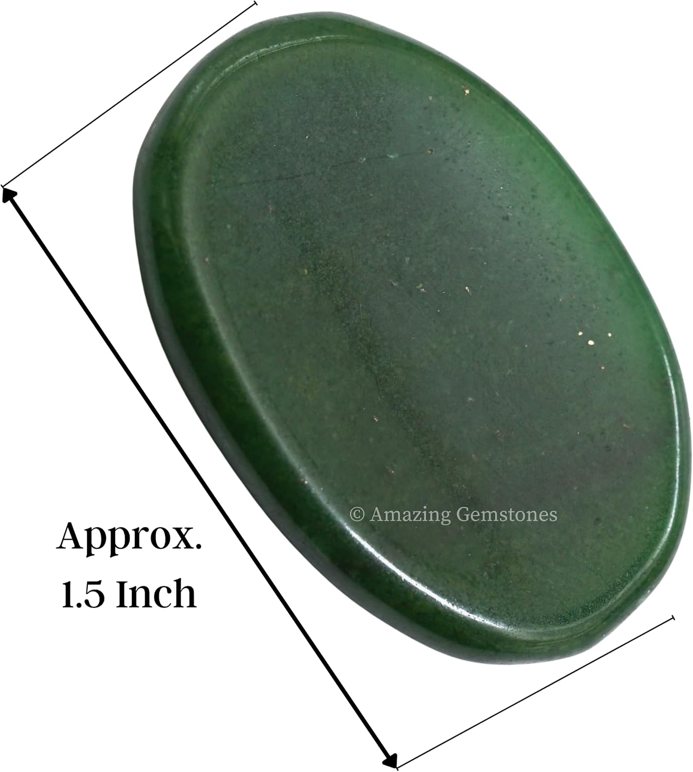 Amazing Gemstone Labradorite Thumb Worry Stone, Anxiety Stone, Healing Crystals - Piedra Crystal Fidget for Gift, Meditation, Calming, Relaxation, Stress Relief - Colors A
