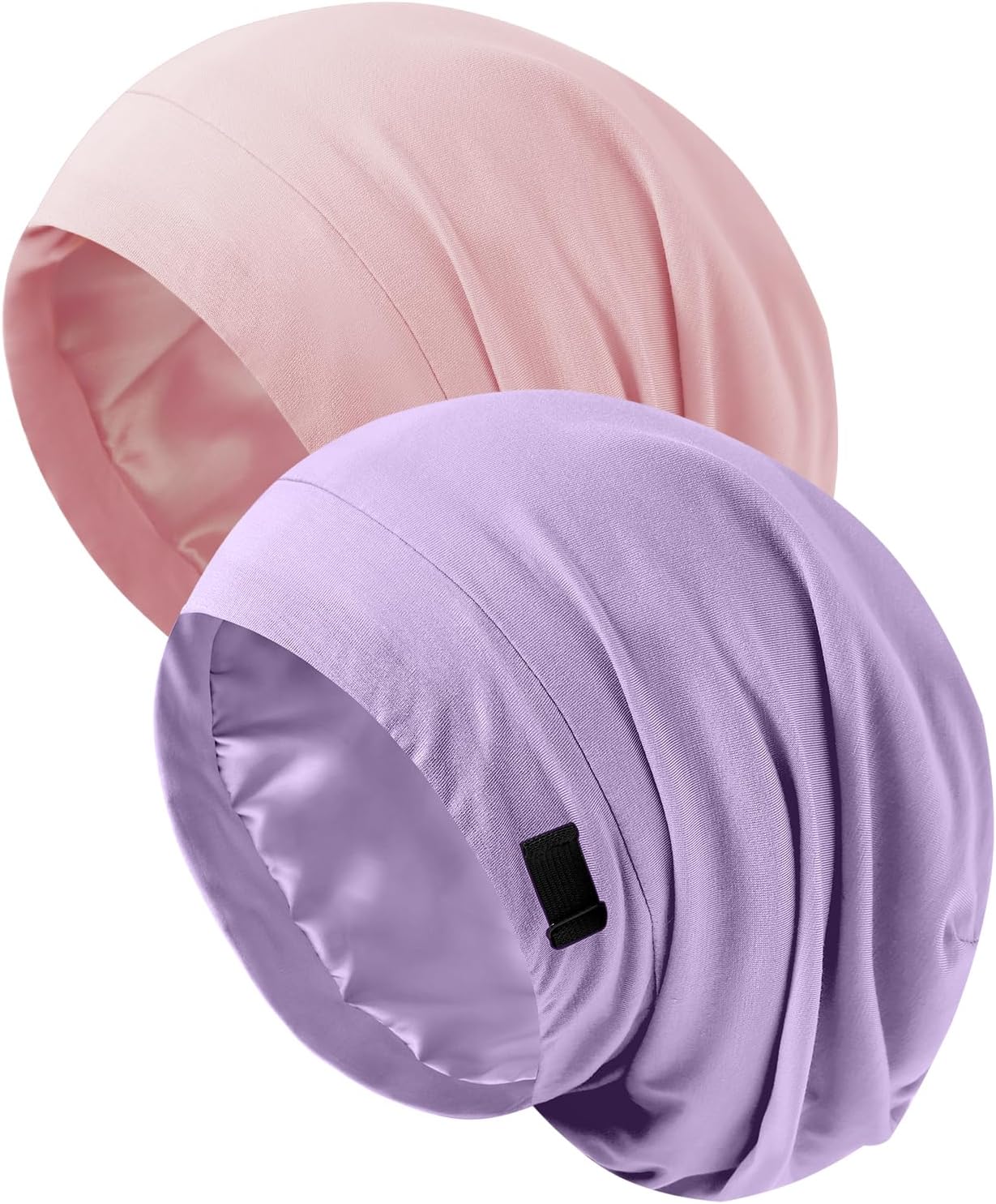 ZHENSILK Silk Bonnet for Sleeping Women, Adjustable Silky Satin Lined Sleep Cap, Silk Hair Wrap Slouch Beanie Hat
