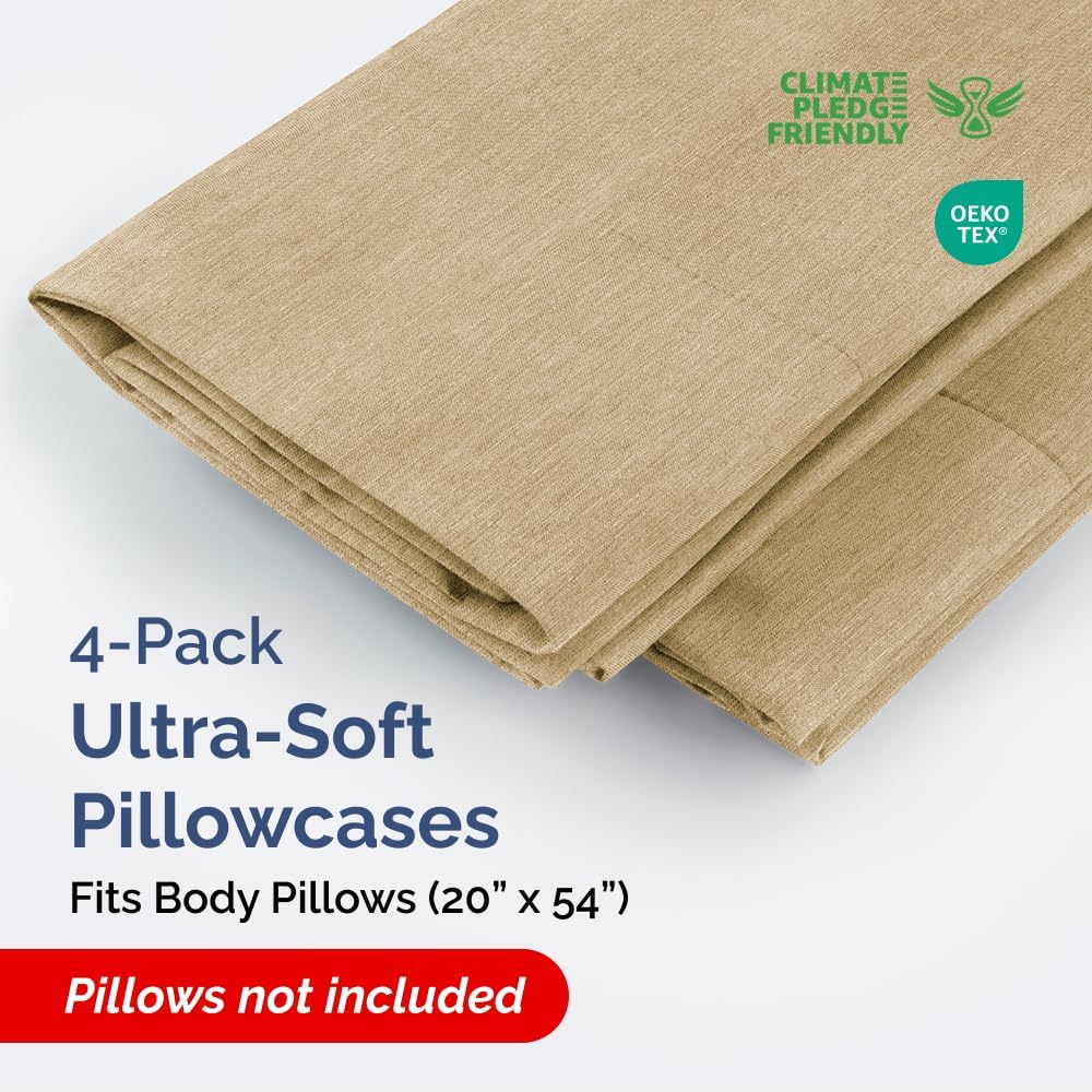 Standard Pillow Cases Set of 10 - Ultra Soft Hotel Quality Pillowcase Covers - Comfy, Cozy & Wrinkle Free - Shrink, Stain and Fade Resistant - Machine Washable Pillow Protectors - 10 Pcs Set - White - Colors B