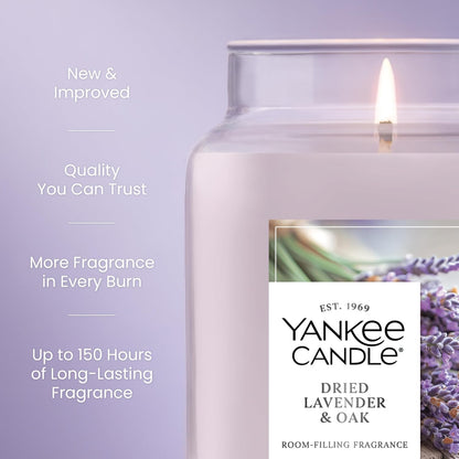 Yankee Candle Lemon Lavender Scented Candle, 22oz Large Jar