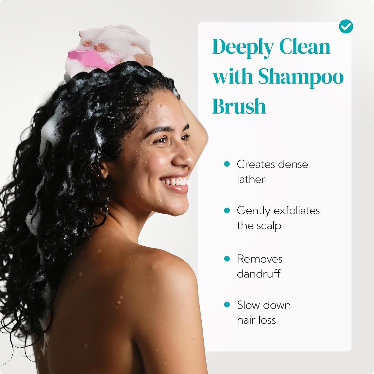 HEETA Hair Scalp Massager Shampoo Brush 2 Pack, Soft Silicone Bristles to Remove Dandruff, Waterproof Hair Scrubber for Both Wet Dry Use, Suitable for Men & Women (Green & Black)