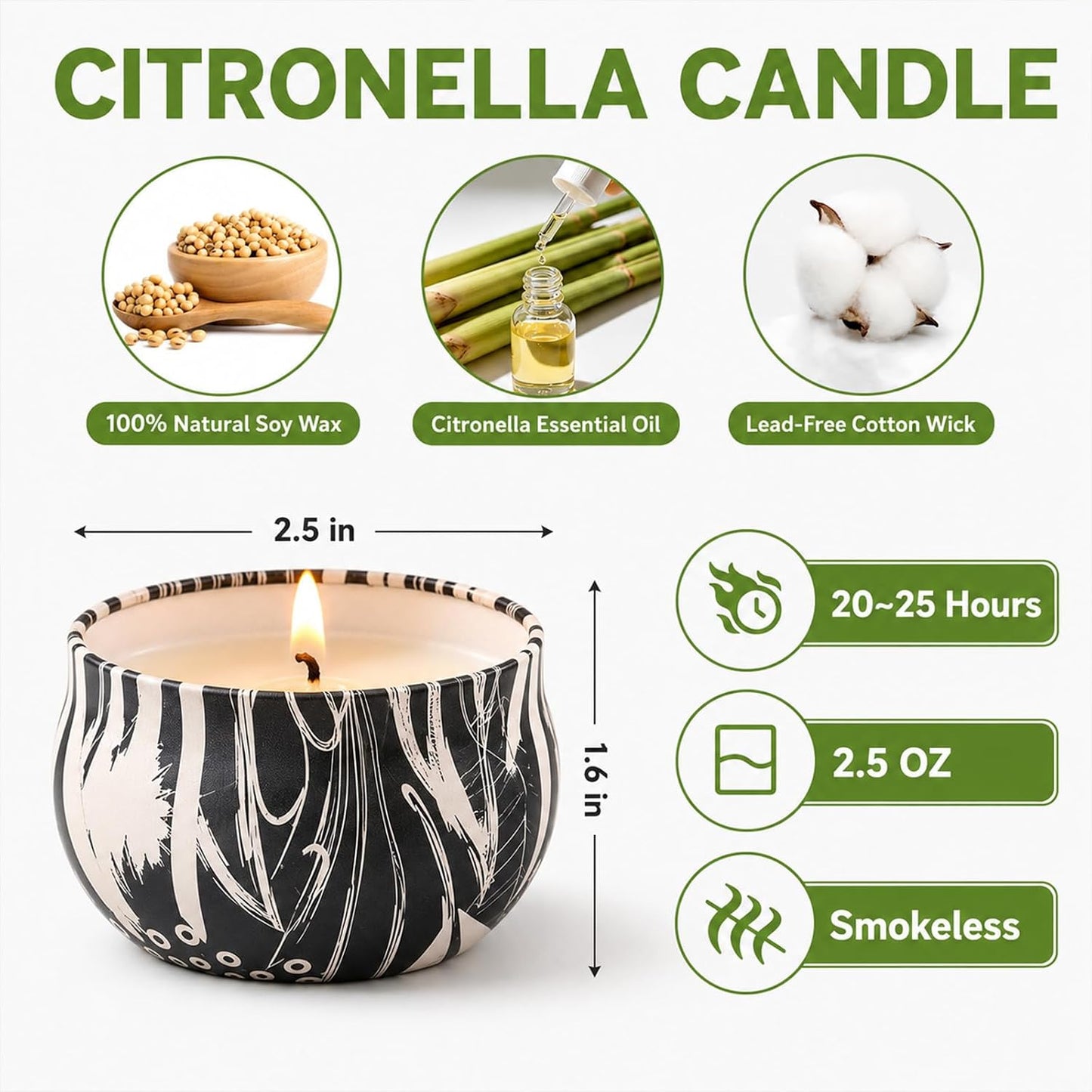 Scented Candles Gift Set, 12 Pack Soy Wax Candles for Home, 12 Scents, Aromatherapy Travel Tins with Gift Box for Women, Birthday, Housewarming, Relaxation