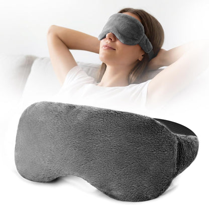 Heated Eye Mask for Dry Eyes, Steam Warm Compress for Stye Eye Treatment, Relieve, Hot Compress, Moist Heat Mask for Blepharitis (Steel Grey)