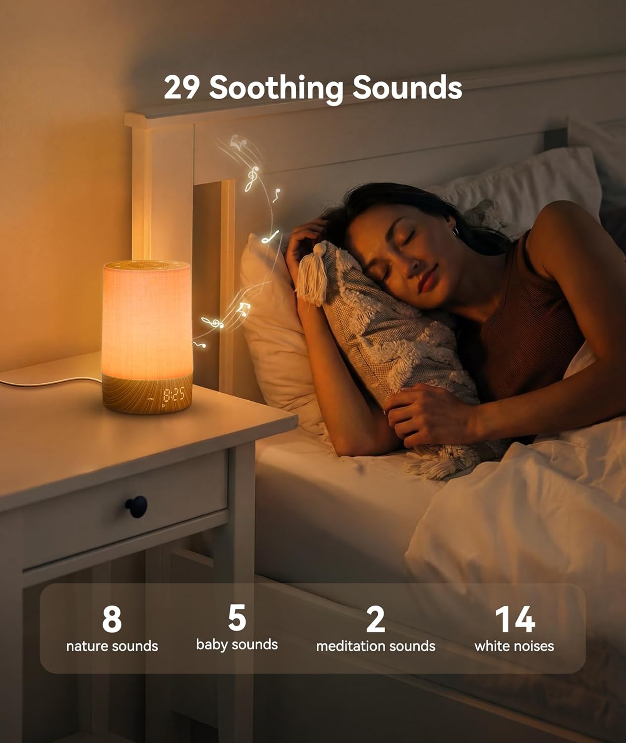 Dreamegg Sunrise Alarm Clock, Sound Machine with Alarm Clock &Wake Up Light