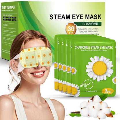 16 Packs Steam Eye Mask,Warm Eye Compress for Dry Eyes Sleep Mask,Hot Auto Heated Eye Masks Relaxing Items for Women Moist Heat for Eyes Soothing Eye Fatigue,Disposable EyeMask for SPA Essentials