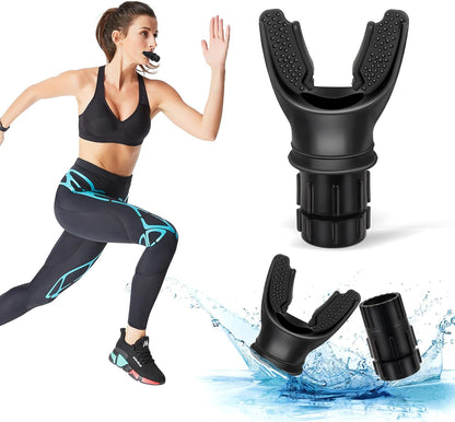 TEAWOO 3 PCS Portable Breathing Trainer with Adjustable Resistance Settings