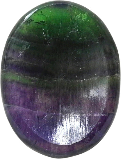 Amazing Gemstone Labradorite Thumb Worry Stone, Anxiety Stone, Healing Crystals - Piedra Crystal Fidget for Gift, Meditation, Calming, Relaxation, Stress Relief - Colors B