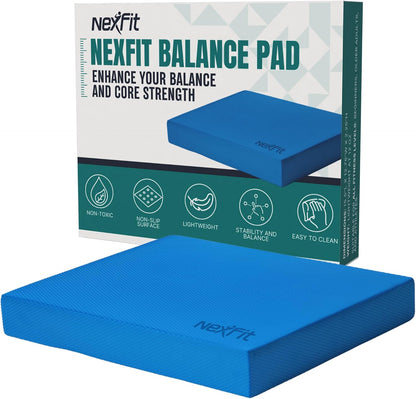 High-Density Balance Pad - Durable TPE Foam Balance Pad Physical Therapy, Foam Exercise Pad with Non-Slip Surface, Lightweight for Home & Gym Workouts, Core Strength & Balance Enhancement