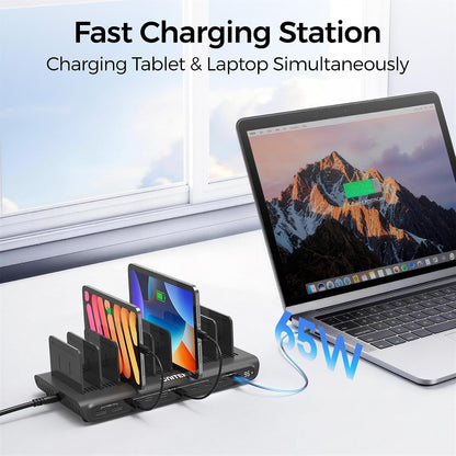 Unitek 10 USB Charging Station Multiple Devices for iPad Tablet iPhone Mic