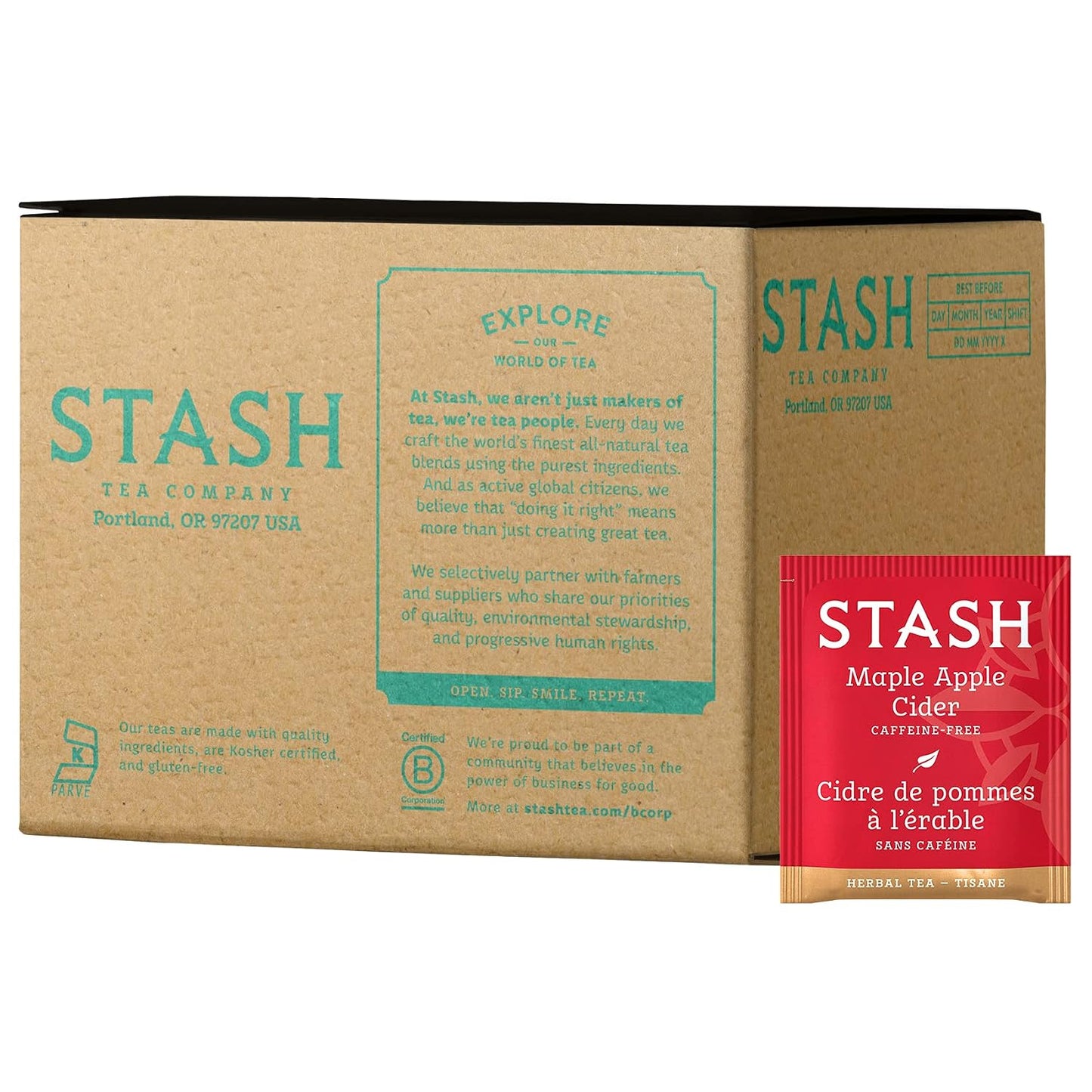 Stash Tea Chamomile Herbal Tea, 100 Count (packaging may vary) - Colors A