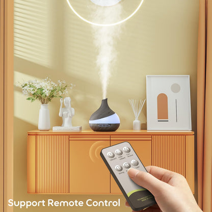 𝟒𝟖%𝐨𝐟𝐟 HJTHJT Essential Oil Diffuser: 500ML Aromatherapy Diffuser with Remote Control for Hotel Spa Yoga Room - Humidifiers for Bedroom with 14 Colors LED Night Light for Kids/Women