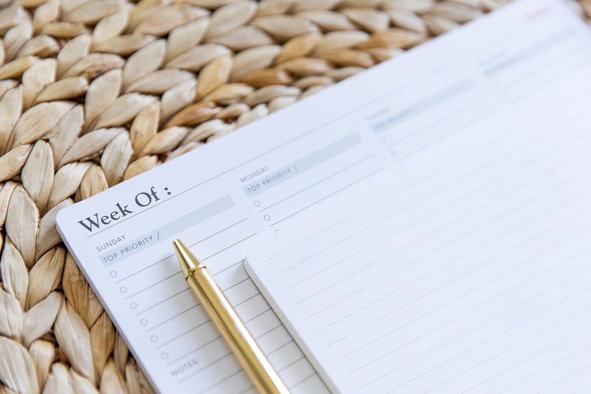 Notsu To Do List Small Desk Notepad 2 Pack 3.9" x 6.3"
