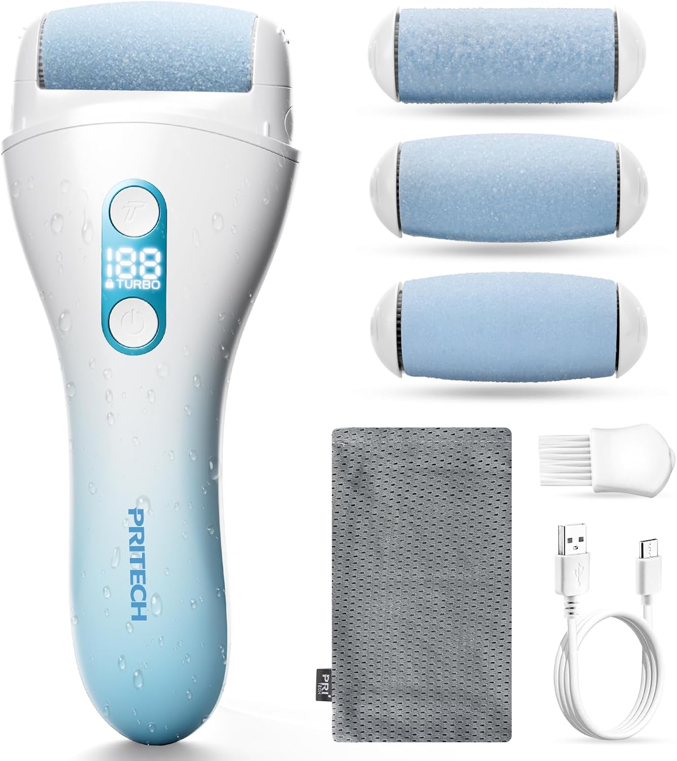 Foot Callus Remover for Feet Rechargeable Waterproof Pedicure Tool for Feet