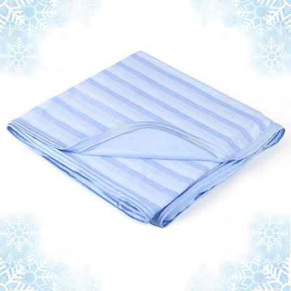 Ailemei Direct Cooling Throw Blanket for Hot Sleepers,Double Sided Cold Effect, Lightweight Breathable Summer Bed Blanket for Couch, Transfer Heat to Keep Body Cool Night Sweats,50"x70"