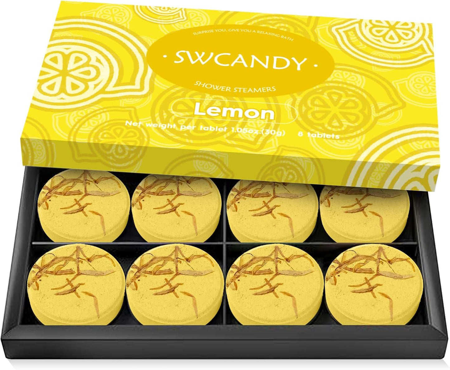 Shower Steamers Aromatherapy Birthday Gifts for Women - SWCANDY 8 Pcs Travel Essentials, Hotel Shower Spa Holidays Mom Wife Grandma Sister Her Self Care Relaxation with Natural Essential Oils Home