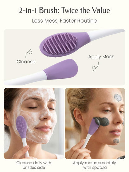Face Roller & Gua Sha Facial Tools, Face Massager for Self Care, Jade Roller for face, Jawline Sculpting and Puffiness Reducing