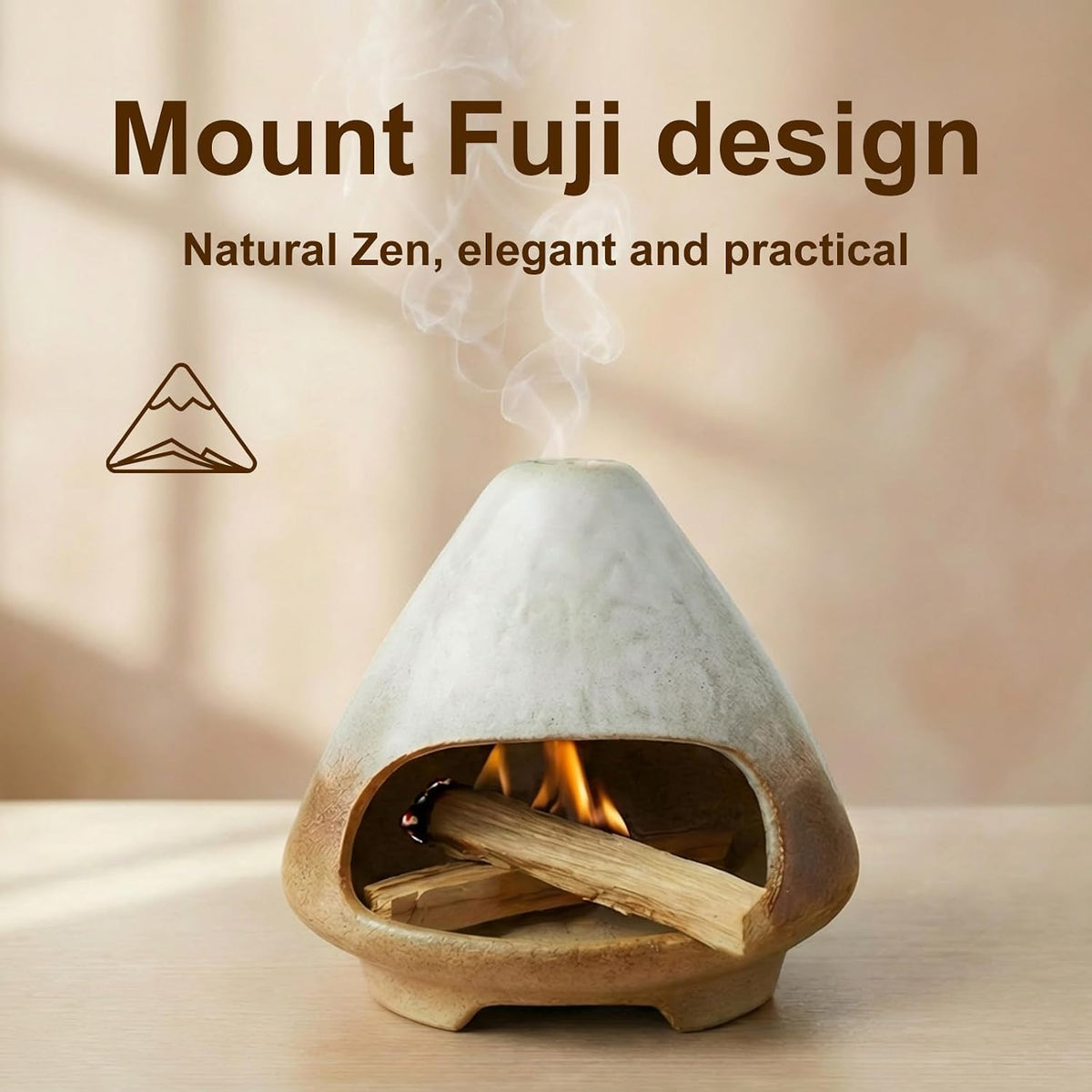 CEREMONY Palo Santo Holder -Mini Ceramic Incense Holder for Palo Santo Sticks