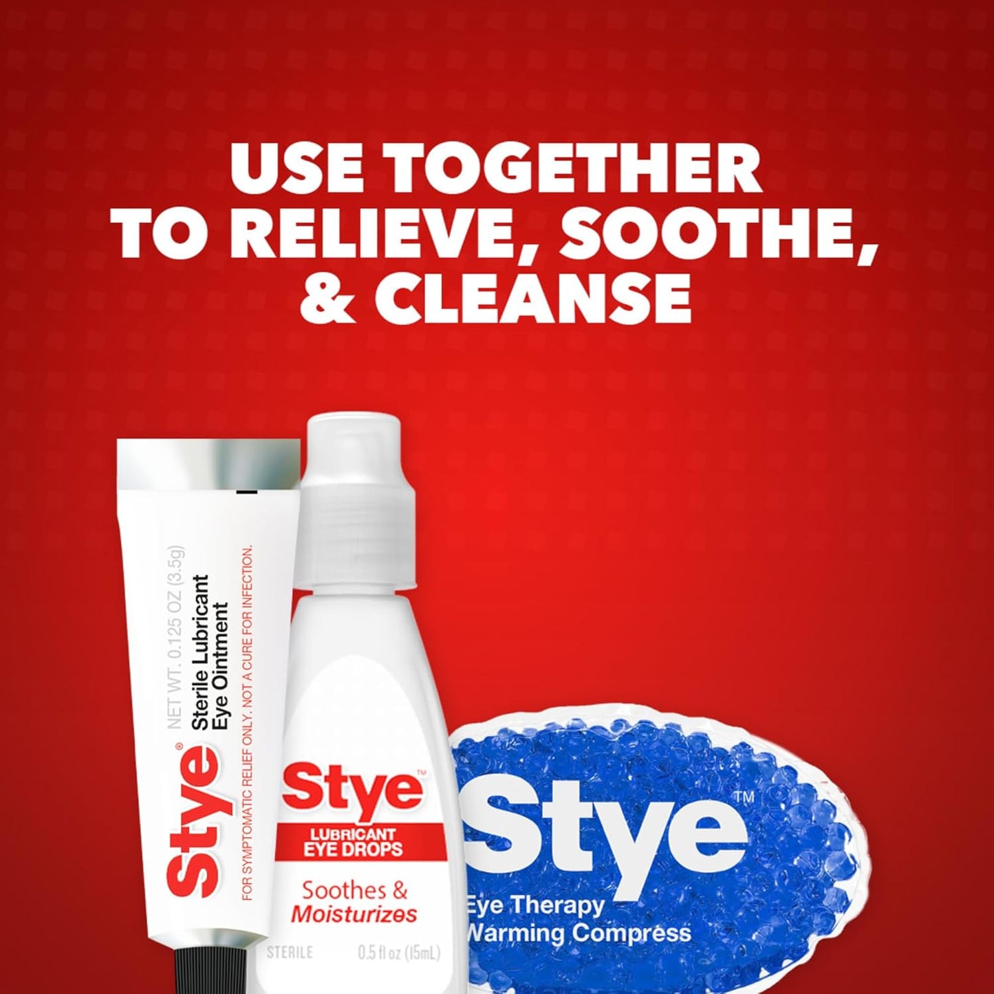 Stye Eye Therapy Reusable Warming Compress, Relief for Styes and Dry Eyes, Reusable
