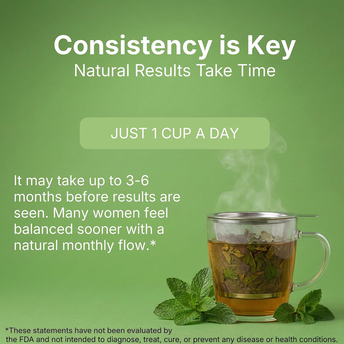 Aluna Well Organic Spearmint Tea – Supports Hormonal Balance and Wellness for Women, 4 Week Loose Leaf Herbal Tea, Caffeine-Free, 2 oz