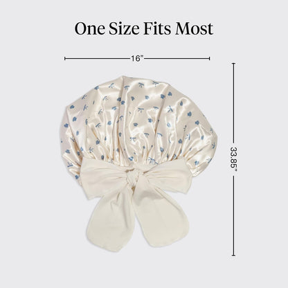 Kitsch XL Satin Bonnet for Sleeping - Softer Than Silk Bonnet For Sleeping Women - Secure Fit, Adjustable, Night Cap For Curly & Textured Hair - Prevents Breakage, Tangles & Thinning - Blush