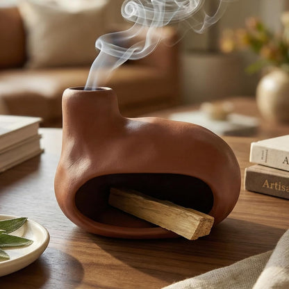 CEREMONY Palo Santo Holder -Mini Ceramic Incense Holder for Palo Santo Sticks