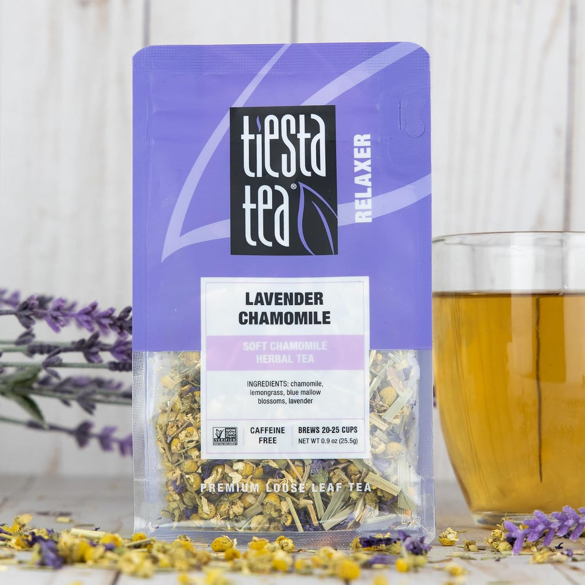 Tiesta Tea Lavender Chamomile Herbal Tea Loose Leaf Caffeine Free 0.9oz